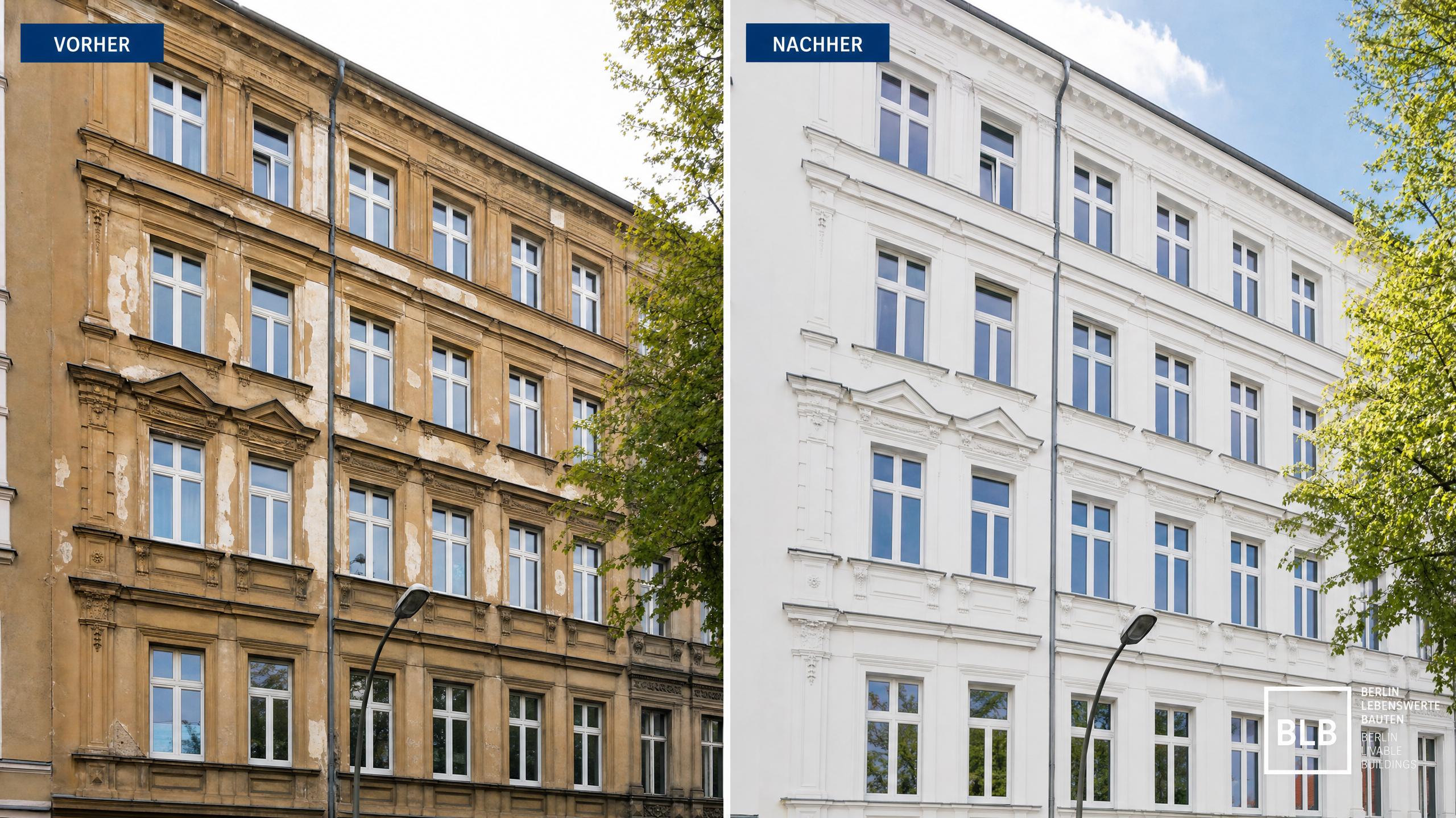 Fassadensanierung Berlin - Fassadenrenovierung Altbau