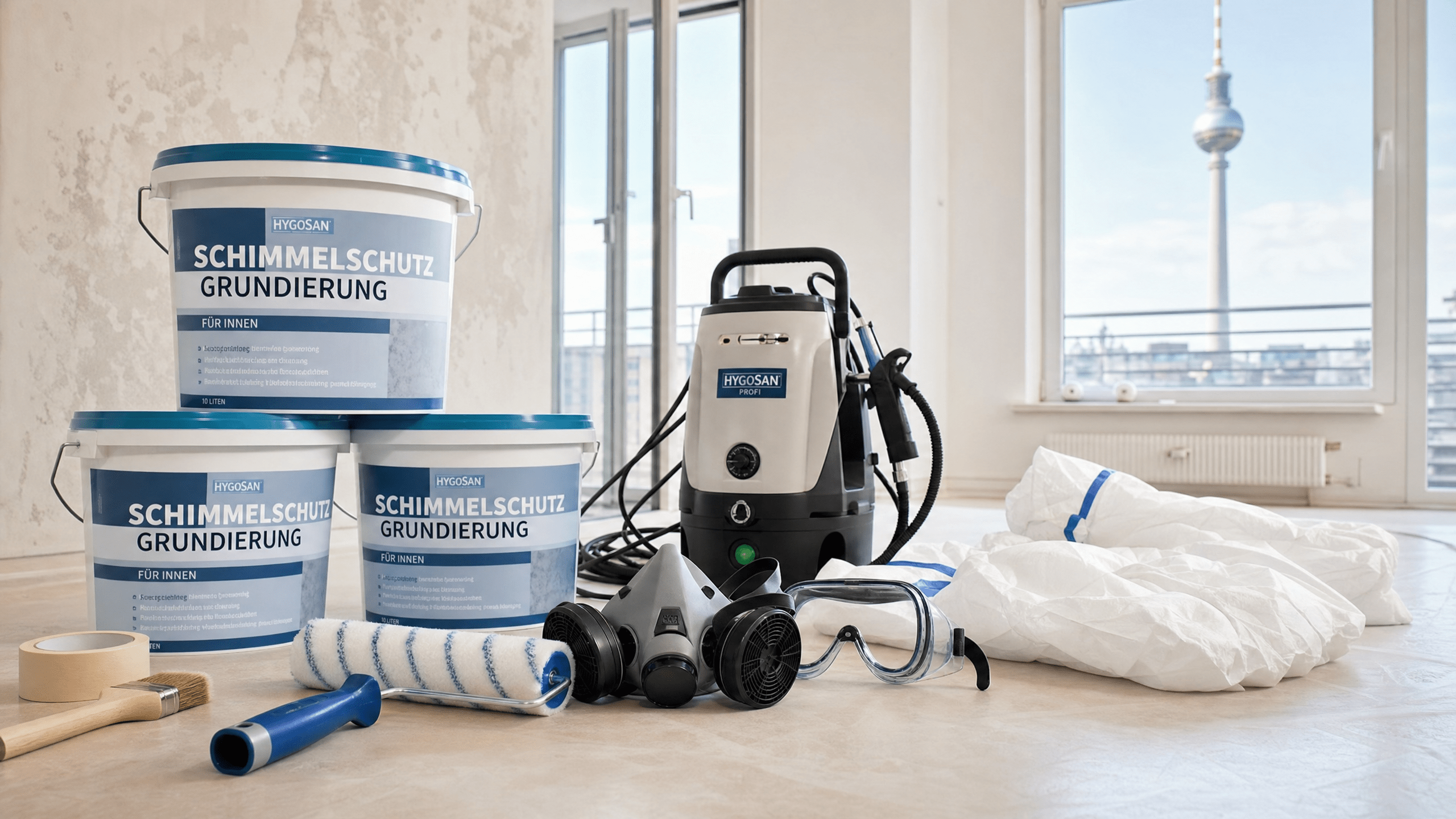 Schimmelbeseitigung Berlin - Materialien und Ausrüstung