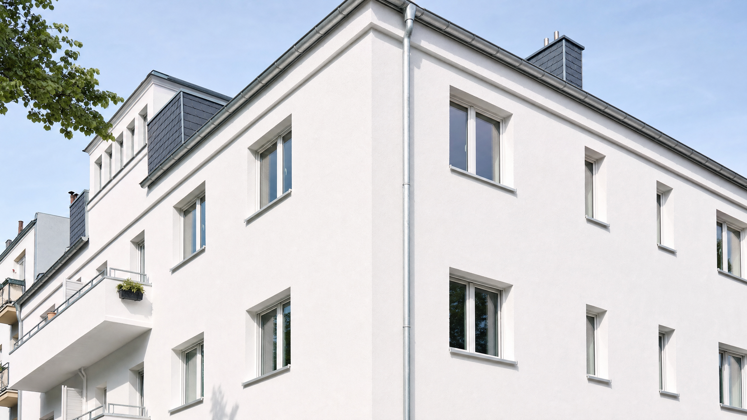 Wärmedämmung Berlin - Fertige gedämmte Fassade