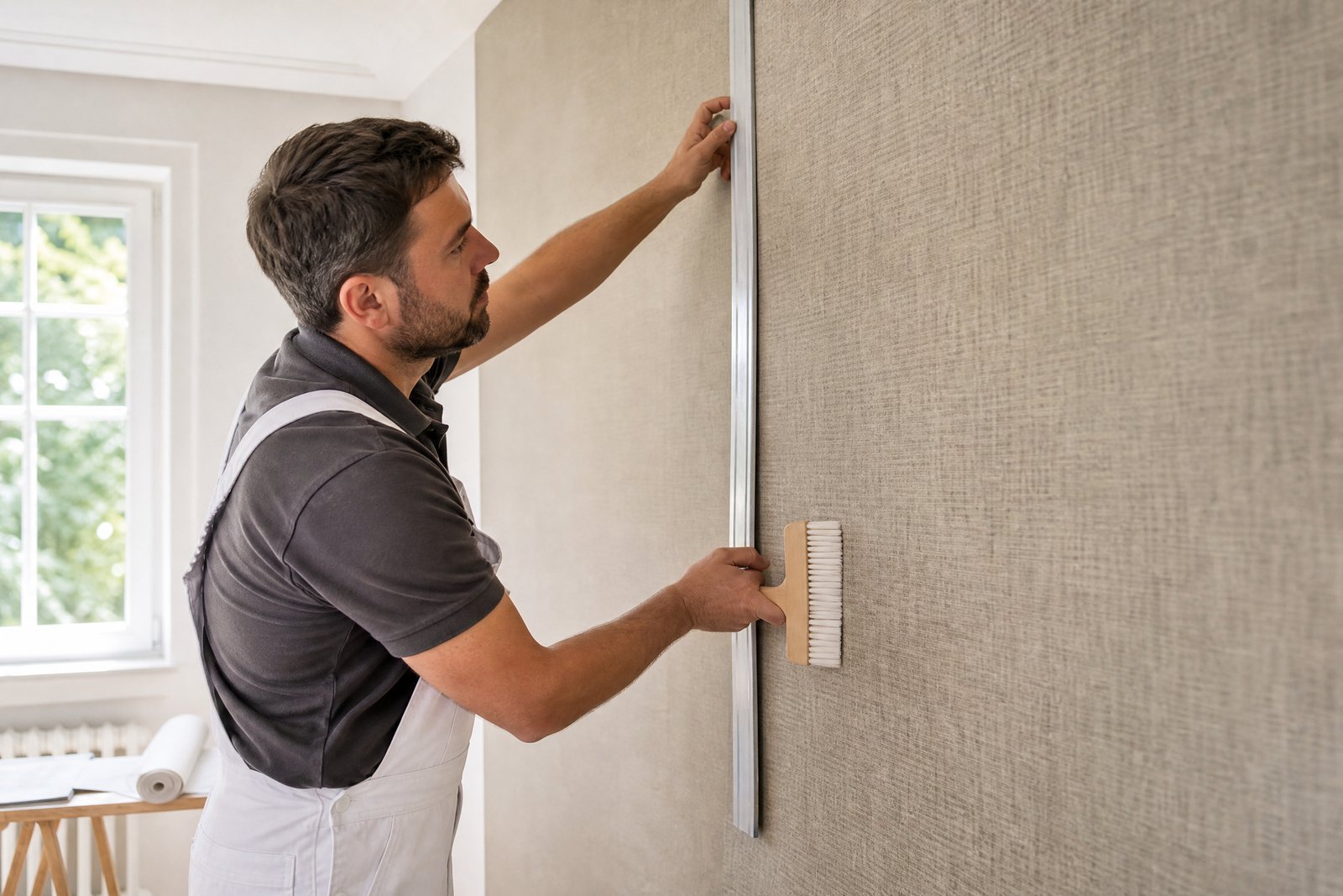 Illustration zu: Vliestapeten: Der Allrounder für jede Wand - Tapeten-Trends 2026: Vliestapeten, Fototapeten und moderne Wandgestaltung für Ihr Zuhause